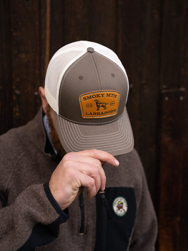 Smoky Mtn Labrador Leather Patch Hat